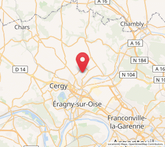 Map of Ennery, Île-de-France