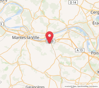 Map of Épône, Île-de-France