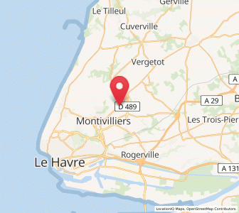 Map of Épouville, Normandy