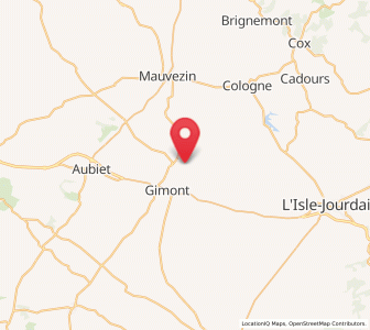 Map of Escornebœuf, Occitanie