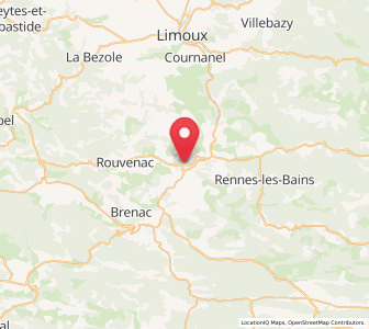 Map of Espéraza, Occitanie