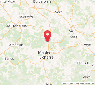 Map of Espès, Nouvelle-Aquitaine