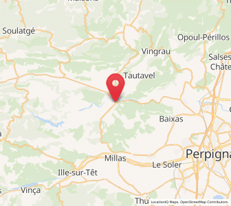 Map of Estagel, Occitanie
