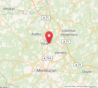 Map of Estivareilles, Auvergne-Rhône-Alpes