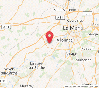 Map of Étival-lès-le-Mans, Pays de la Loire