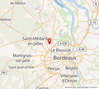 Map of Eysines, Nouvelle-Aquitaine