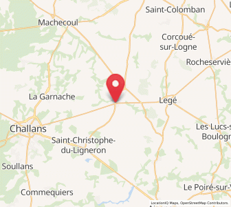 Map of Falleron, Pays de la Loire
