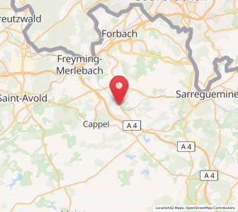 Map of Farschviller, Grand Est