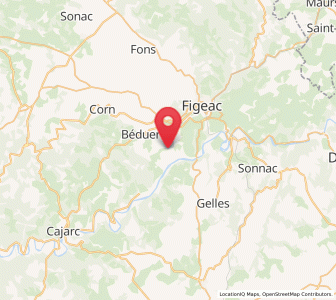 Map of Faycelles, Occitanie