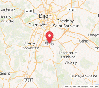 Map of Fénay, Bourgogne-Franche-Comté