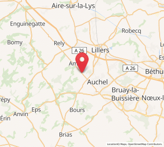 Map of Ferfay, Hauts-de-France