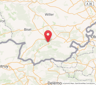 Map of Ferrette, Grand Est