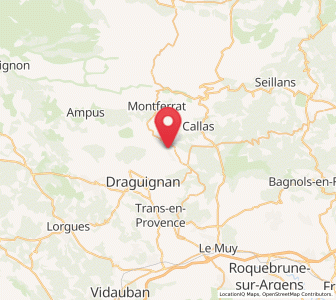Map of Figanières, Provence-Alpes-Côte d'Azur