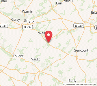 Map of Fillièvres, Hauts-de-France