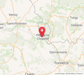 Map of Flogny-la-Chapelle, Bourgogne-Franche-Comté