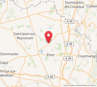 Map of Foissiat, Auvergne-Rhône-Alpes