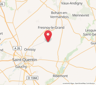 Map of Fonsomme, Hauts-de-France