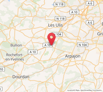 Map of Fontenay-lès-Briis, Île-de-France