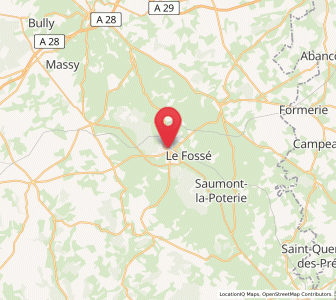 Map of Forges-les-Eaux, Normandy
