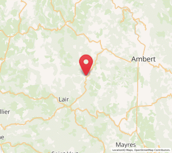 Map of Fournols-d'Auvergne, Auvergne-Rhône-Alpes