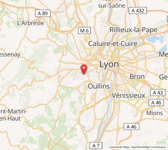 Map of Francheville, Auvergne-Rhône-Alpes