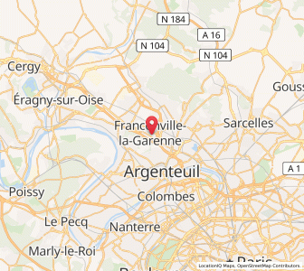 Map of Franconville, Île-de-France