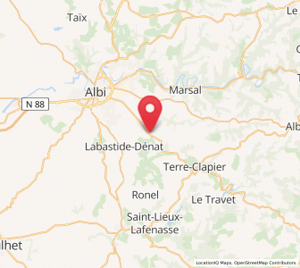 Map of Fréjairolles, Occitanie