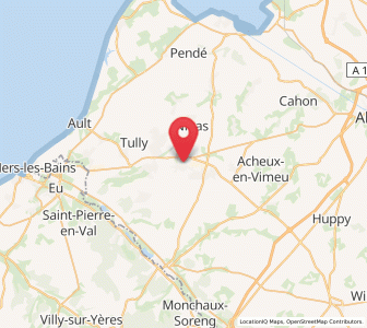 Map of Fressenneville, Hauts-de-France