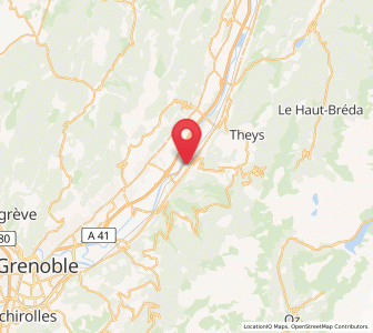 Map of Froges, Auvergne-Rhône-Alpes
