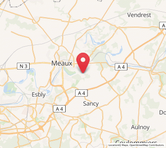 Map of Fublaines, Île-de-France