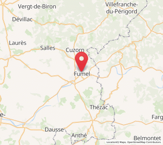 Map of Fumel, Nouvelle-Aquitaine