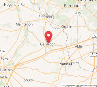 Map of Gallardon, Centre