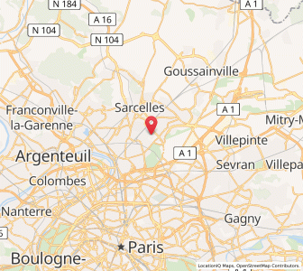 Map of Garges-lès-Gonesse, Île-de-France