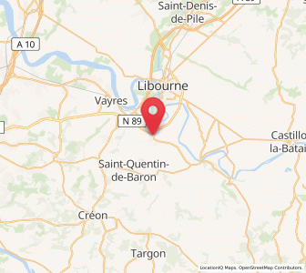Map of Génissac, Nouvelle-Aquitaine