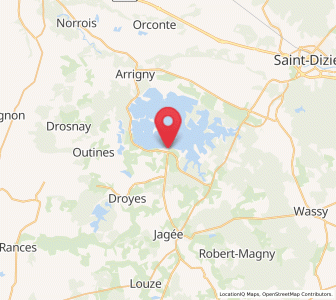 Map of Giffaumont-Champaubert, Grand Est
