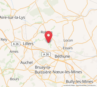 Map of Gonnehem, Hauts-de-France