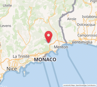 Map of Gorbio, Provence-Alpes-Côte d'Azur