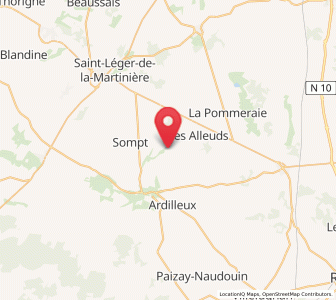 Map of Gournay-Loizé, Nouvelle-Aquitaine