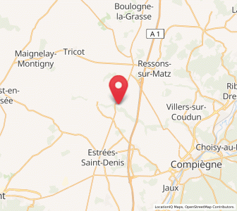 Map of Gournay-sur-Aronde, Hauts-de-France