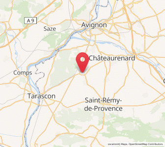 Map of Graveson, Provence-Alpes-Côte d'Azur