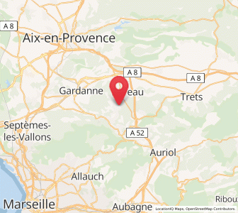 Map of Gréasque, Provence-Alpes-Côte d'Azur