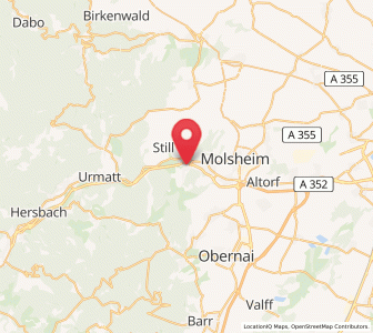 Map of Gresswiller, Grand Est