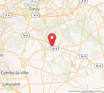 Map of Gretz-Armainvilliers, Île-de-France