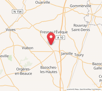 Map of Guilleville, Centre