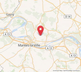 Map of Guitrancourt, Île-de-France