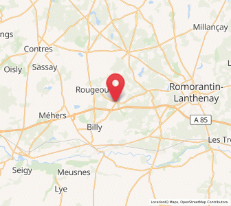 Map of Gy-en-Sologne, Centre