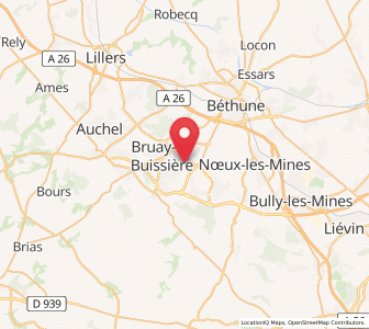 Map of Haillicourt, Hauts-de-France