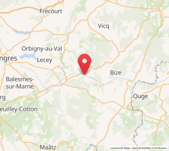 Map of Haute-Amance, Grand Est