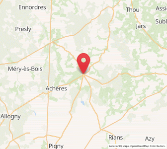 Map of Henrichemont, Centre