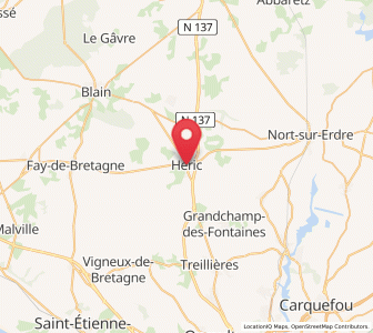 Map of Héric, Pays de la Loire